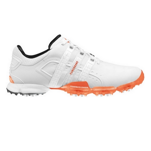 Adidas Powerband Golf Shoes White Orange Adidas Powerband Golf Shoes White Orange