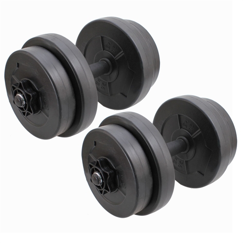 Palm Springs Vinyl 20kg Dumbbell Set - The Sports Hq