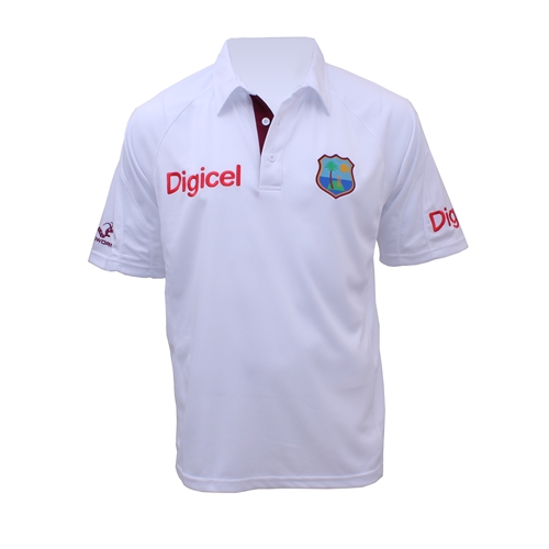 West Indies Replica Test Shirt Woodworm Direct