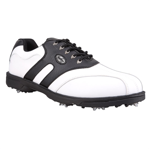 Confidence Golf Leather Waterproof Shoes - 2009 Model - White/Black ...